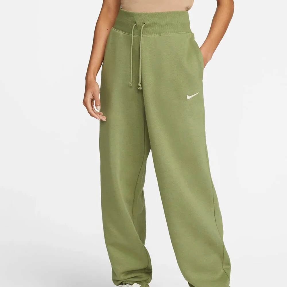 Nike Sportswear Phoenix Fleece Matching Set Alligator Green Medium - Picture 4 of 16
